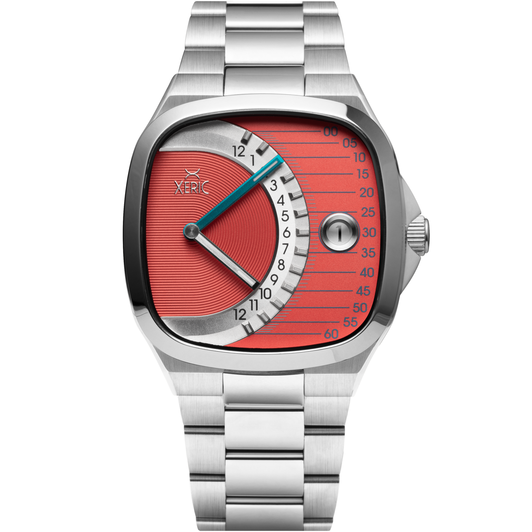 Timeline Retrograde Automatic Salmon | Xeric.com – Watches.com