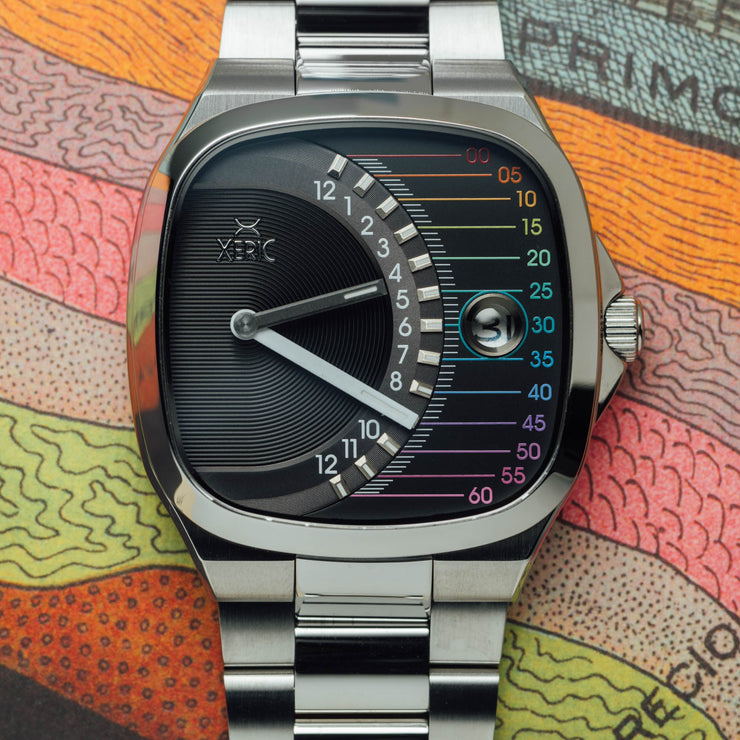 Timeline Retrograde Automatic Prism | Xeric.com – Watches.com