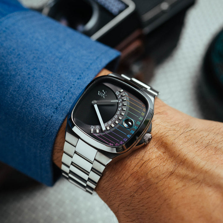 Timeline Retrograde Automatic Prism | Xeric.com – Watches.com