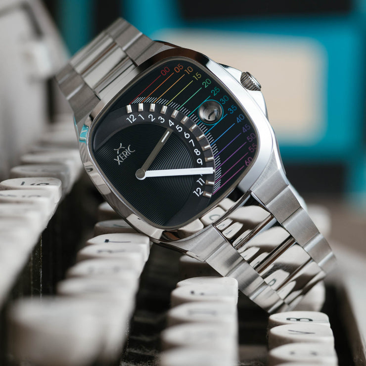 Timeline Retrograde Automatic Prism | Xeric.com – Watches.com