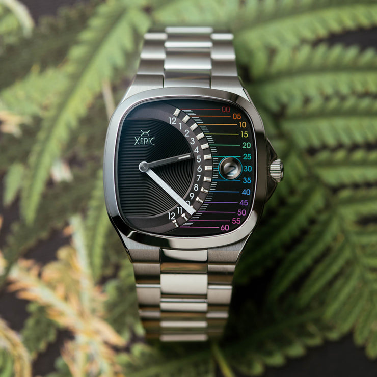 Timeline Retrograde Automatic Prism | Xeric.com – Watches.com