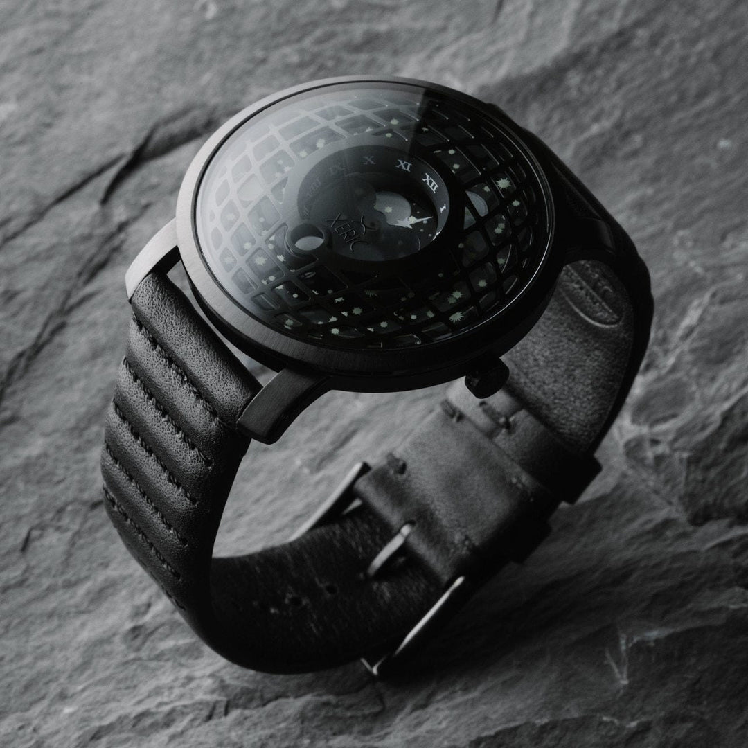 Xeric Trappist-1 American Moonphase All Black | Watches.com