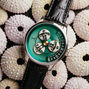 Xeric Triptych Automatic Wandering Hour Emerald