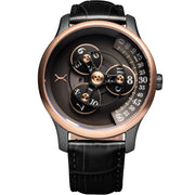 Xeric Triptych Automatic Wandering Hour Gunmetal Rose Gold