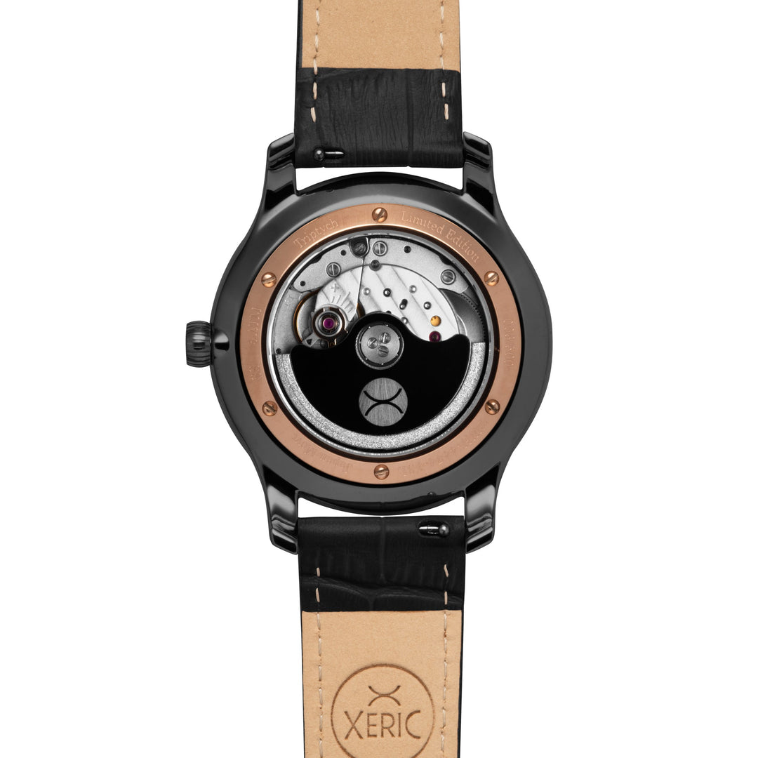 Xeric Triptych Automatic Wandering Hour Gunmetal Rose Gold