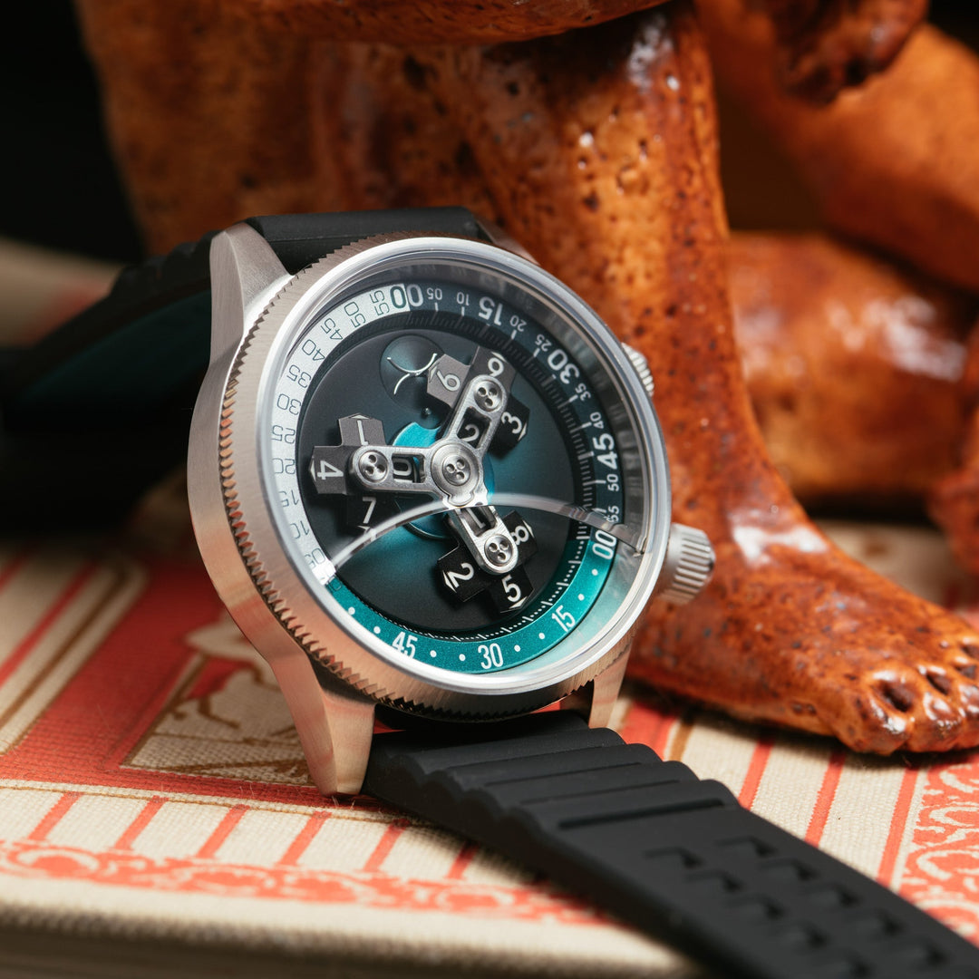 Xeric Vendetta II Automatic Wandering Hour Ocean | Watches.com