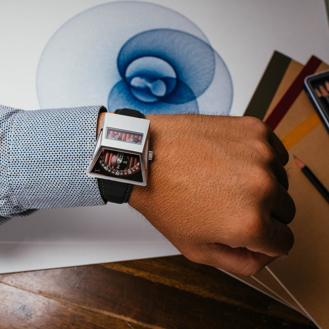 VexceL♥️ガーネット＆アメジスト腕時計 Xeric Vendetta X Automatic Black Oxblood | Watches.com