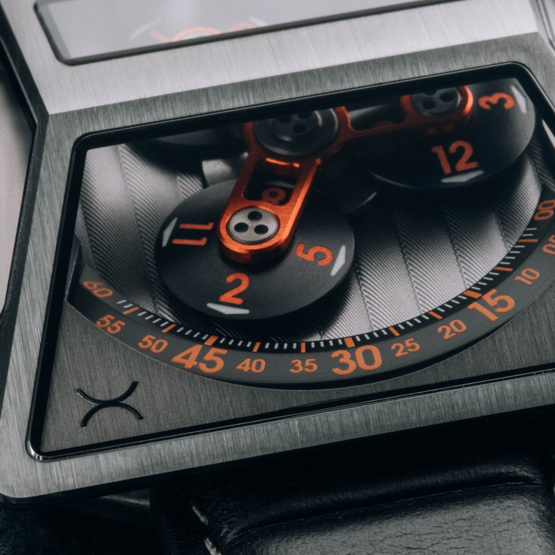 Xeric Vendetta X Automatic Gunmetal Orange | Watches.com