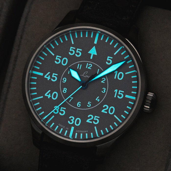 Laco Aachen Grau 39 Automatic Gray angled shot picture
