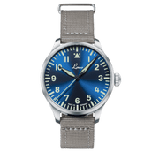 Laco by lacher アナログ腕時計 文字盤ブルー Laco Augsburg Blaue Stunde Nylon 39mm Automatic Blue – Watches.com