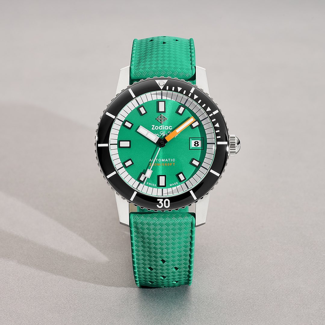 Zodiac ZO9305 Super Sea Wolf Automatic Seafoam | Watches.com