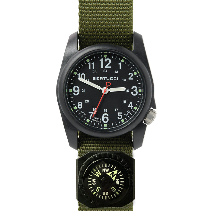 Bertucci DX3 Compass Black Green angled shot picture