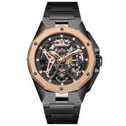 Astronic Apache Skeleton Automatic Rose Gold SS