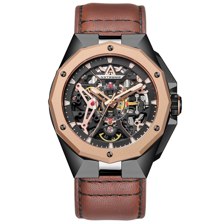 Astronic Apache Skeleton Automatic Rose Gold