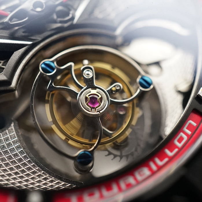 Astronic Nighthawk Tourbillon Red angled shot picture
