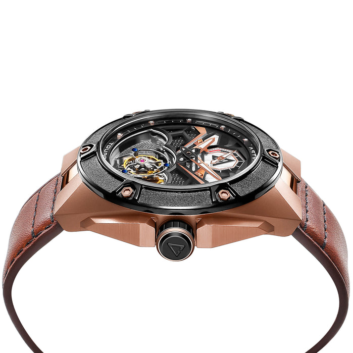 Astronic Nighthawk Tourbillon Rose Gold angled shot picture