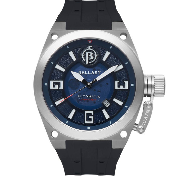 Ballast Valiant Automatic Blue angled shot picture