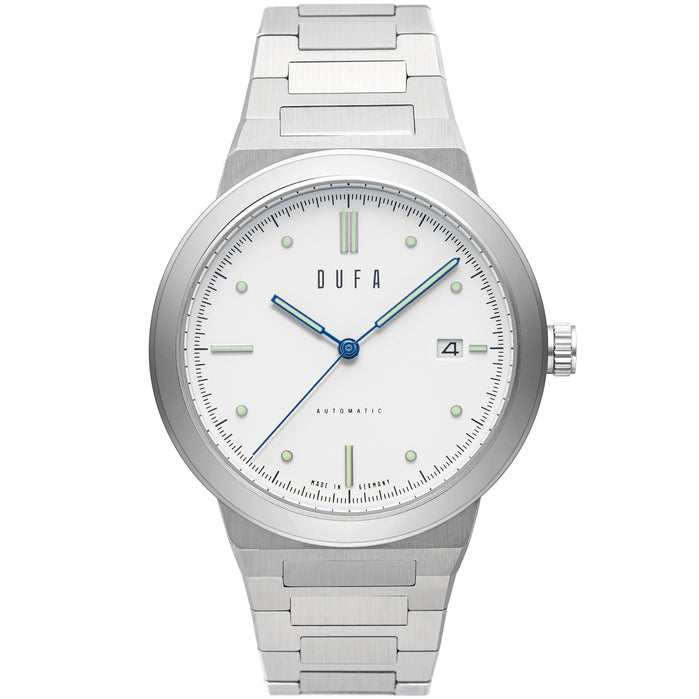 DuFa Gunter Automatic Silver White angled shot picture