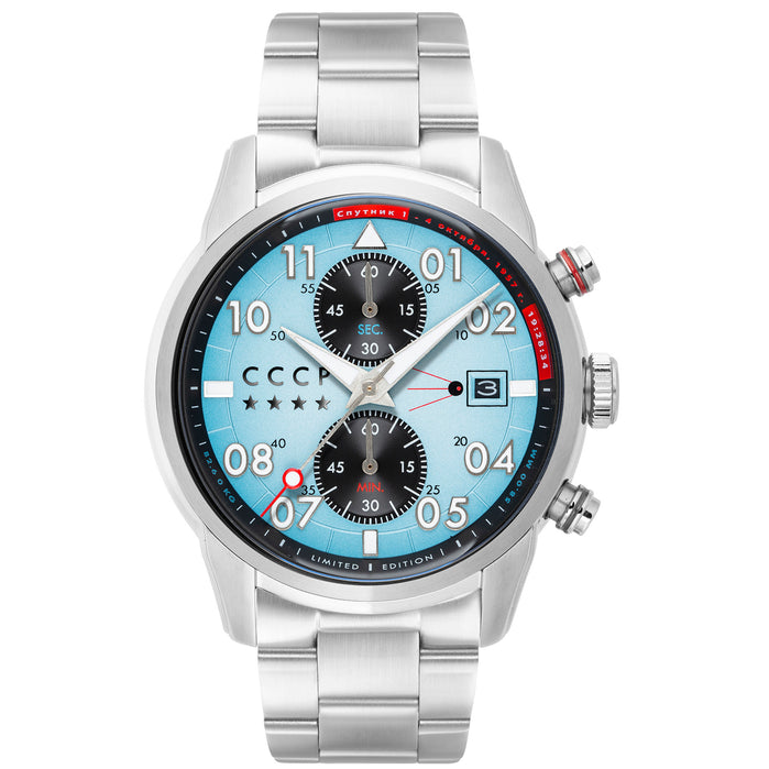 CCCP Space Chronograph Blue angled shot picture