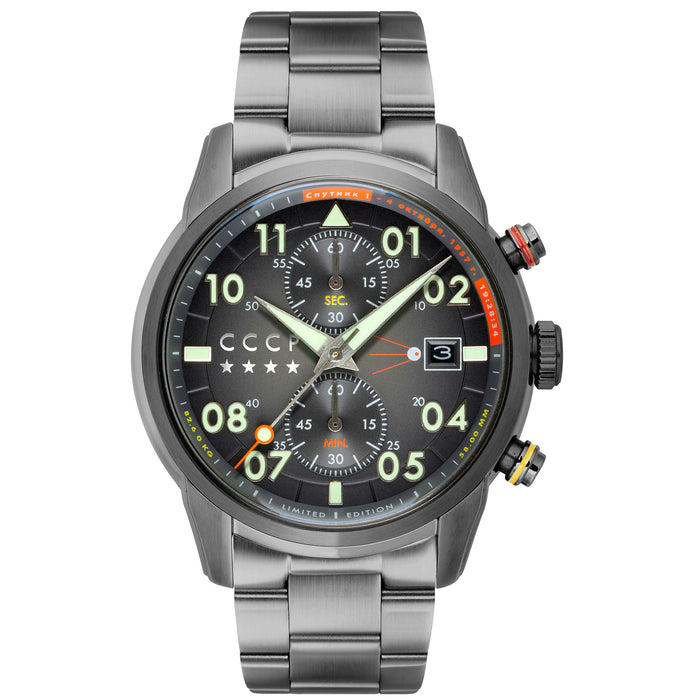 CCCP Space Chronograph Gray angled shot picture