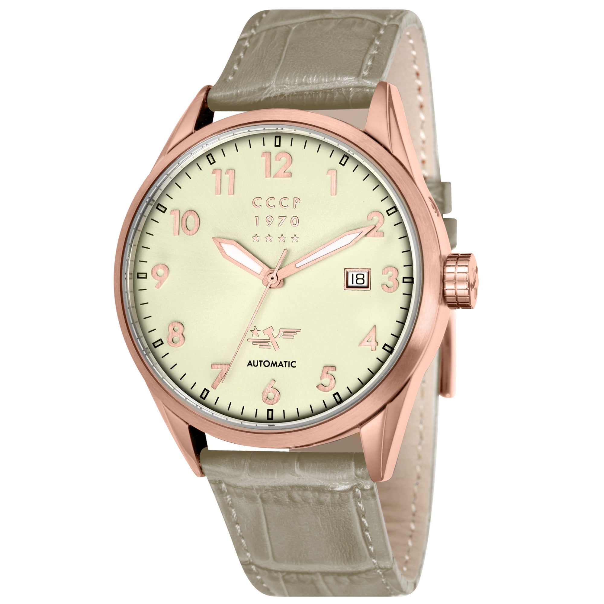 CCCP Golden Soviet Submarine Automatic Cream | Watches.com