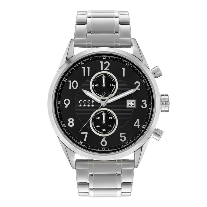 CCCP Golden Soviet Submarine Chrono Black angled shot picture