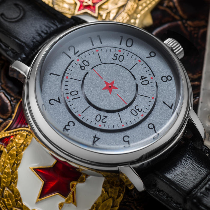 CCCP Aleksandrov Automatic Silver Grey angled shot picture