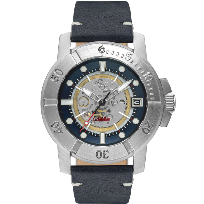 CCCP Gorshkov Automatic Silver Blue angled shot picture