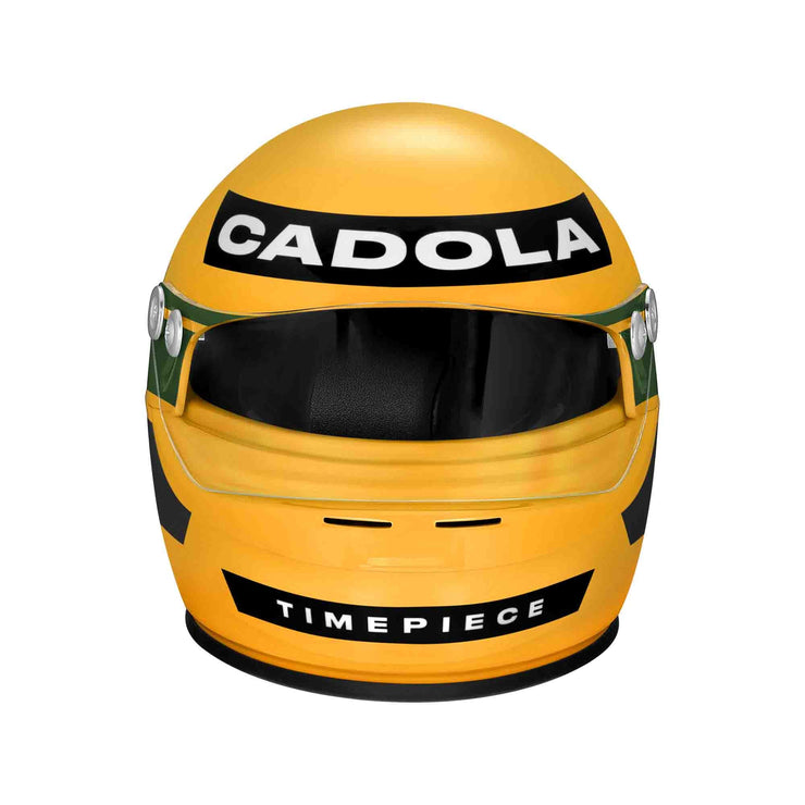Cadola DFV-Cosworth Automatic Ayrton Limited Edition Yellow + Helmet Watch Winder