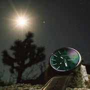 California Watch Co. Mojave Leather Dark Brown Green