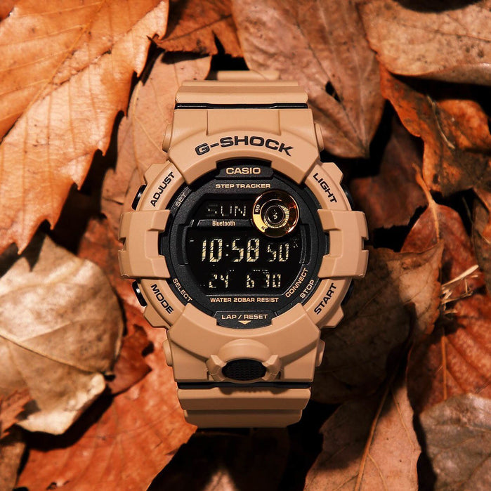 G-Shock GBD800UC G-Squad Connected Tan angled shot picture