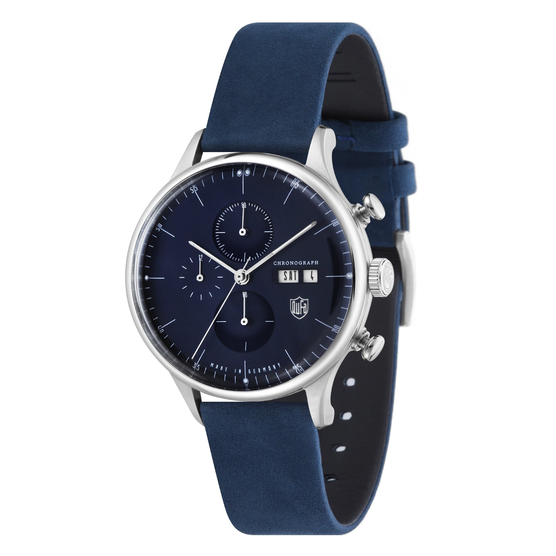 DuFa Van Der Rohe Barcelona Chrono Navy | Watches.com