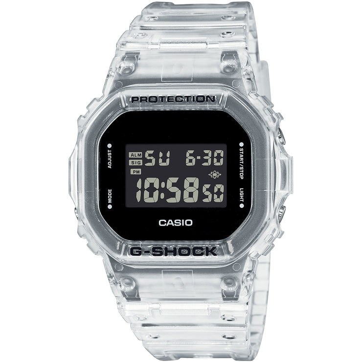 G-Shock DW5600 Transparent White
