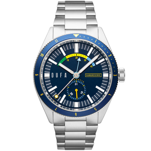 DUFA 腕時計 DuFa Freitaucher Power Reserve Automatic Blue – Watches.com