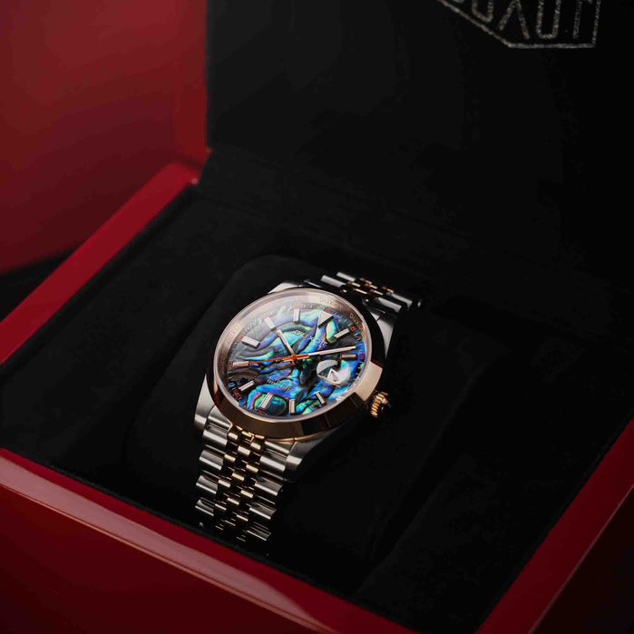 Duxot Vezeto Automatic Abalone Limited Edition angled shot picture