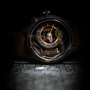 The Electricianz Mokaz 42mm Brown Leather