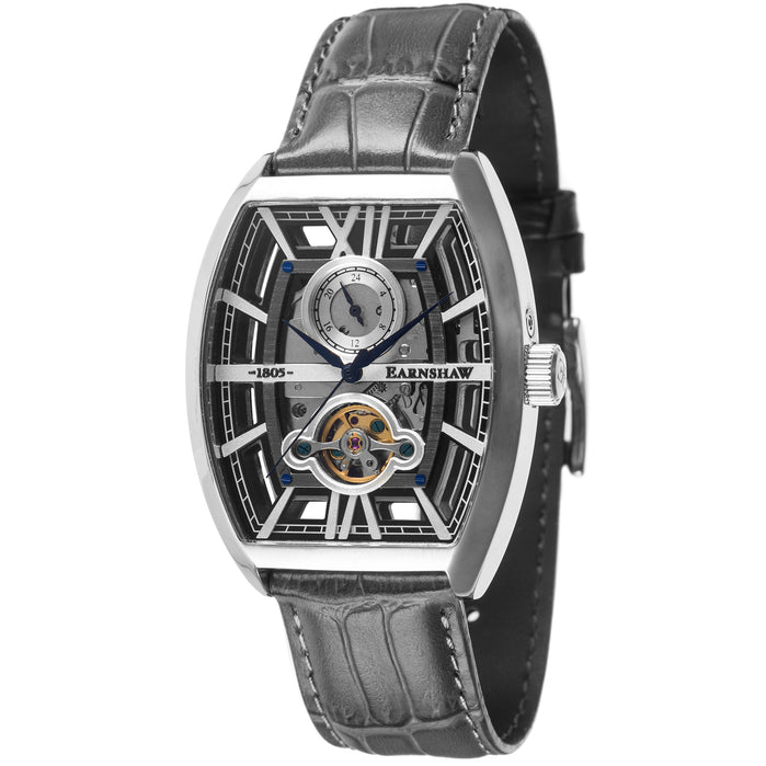 Thomas Earnshaw Holborn Automatic Silver Black angled shot picture