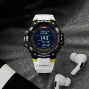 G-Shock GBDH1000 Heart-Rate Monitor Smartwatch White Neon