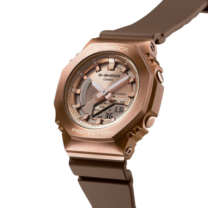 G-Shock GMS2100 Warm Bronze angled shot picture