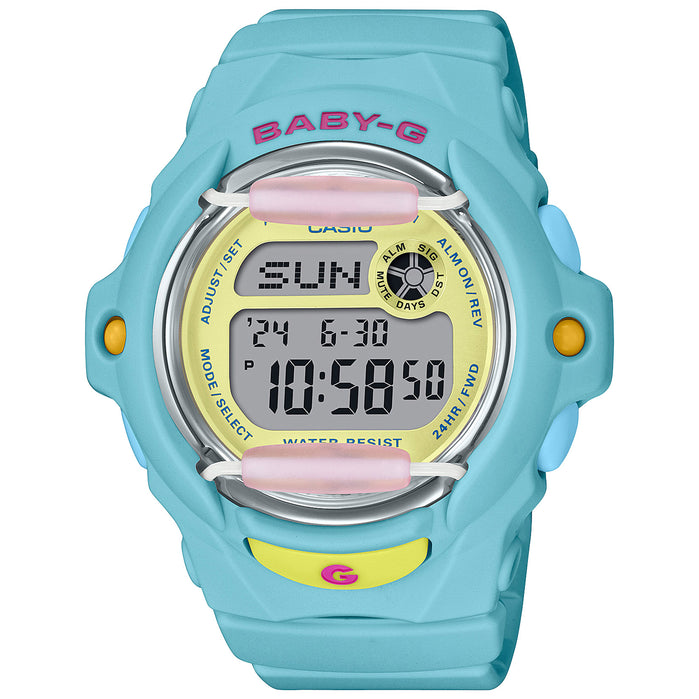 G-Shock Baby-G BG169 Playful Beach Blue angled shot picture