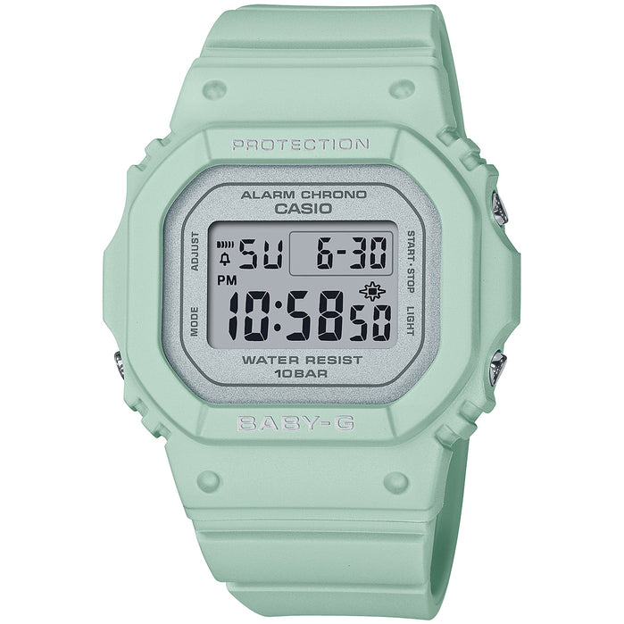 G-Shock Baby-G BGD565 Spring Green angled shot picture