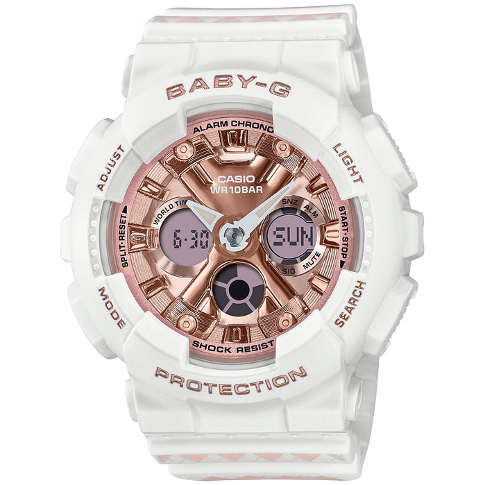 G-Shock BA130 Baby-G White Limited Edition angled shot picture