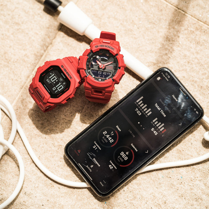 G-Shock GBA900 G-Move Red angled shot picture