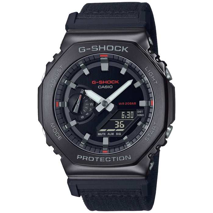G-Shock GM2100 Utility Metal Black angled shot picture