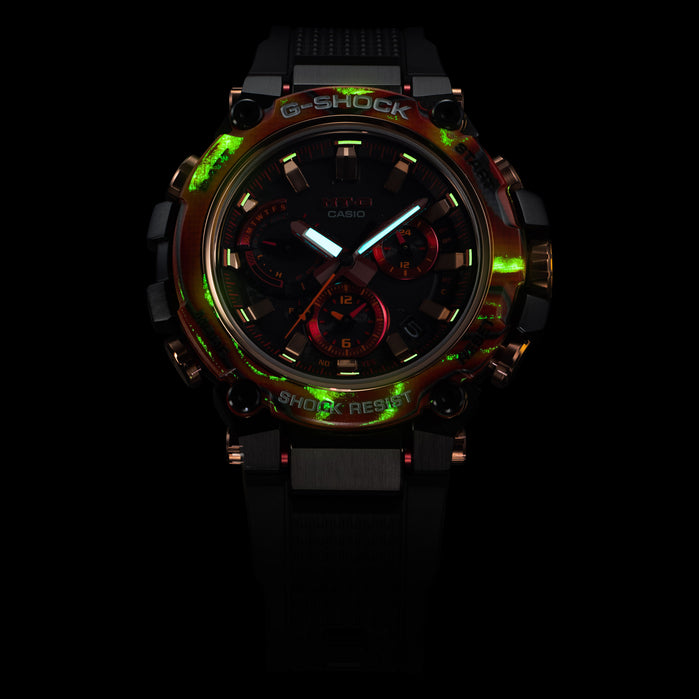 G-Shock MTGB3000 40th Anniversary Flare Red Limited Edition angled shot picture