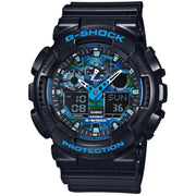 G-Shock GA-100CB-1A Black/Blue Camo