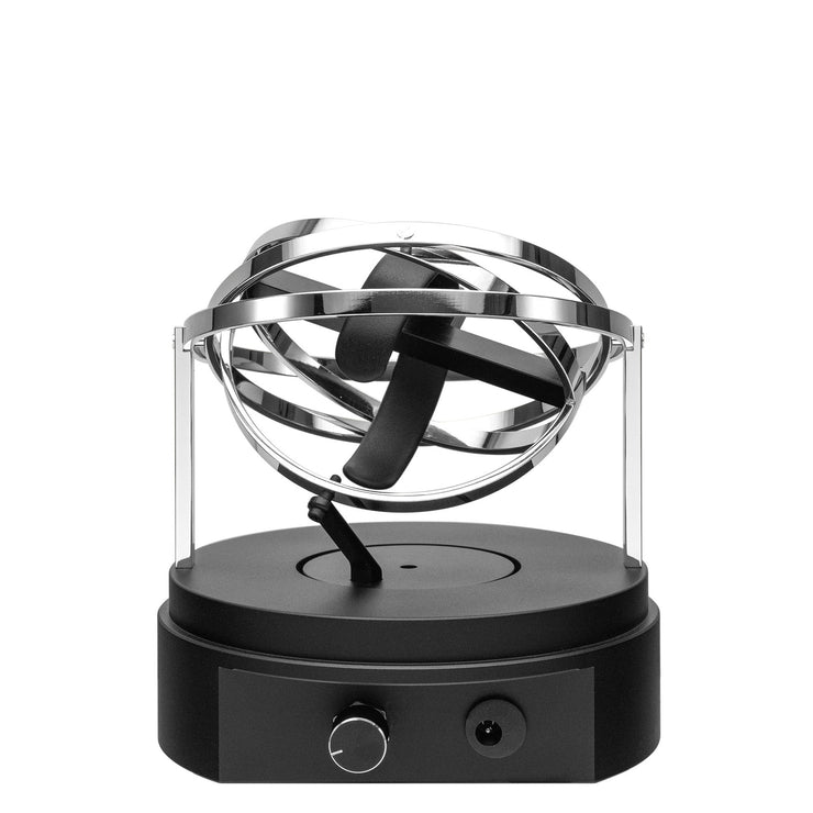 Mainspring Astronomy Gyroscope Watch Winder Silver