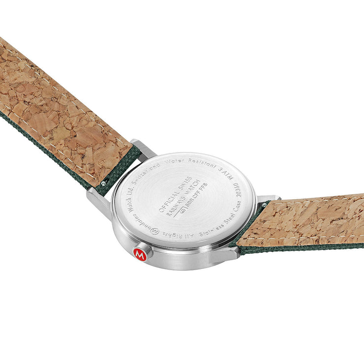 Mondaine Classic Recycled rPET 40mm Forest Green