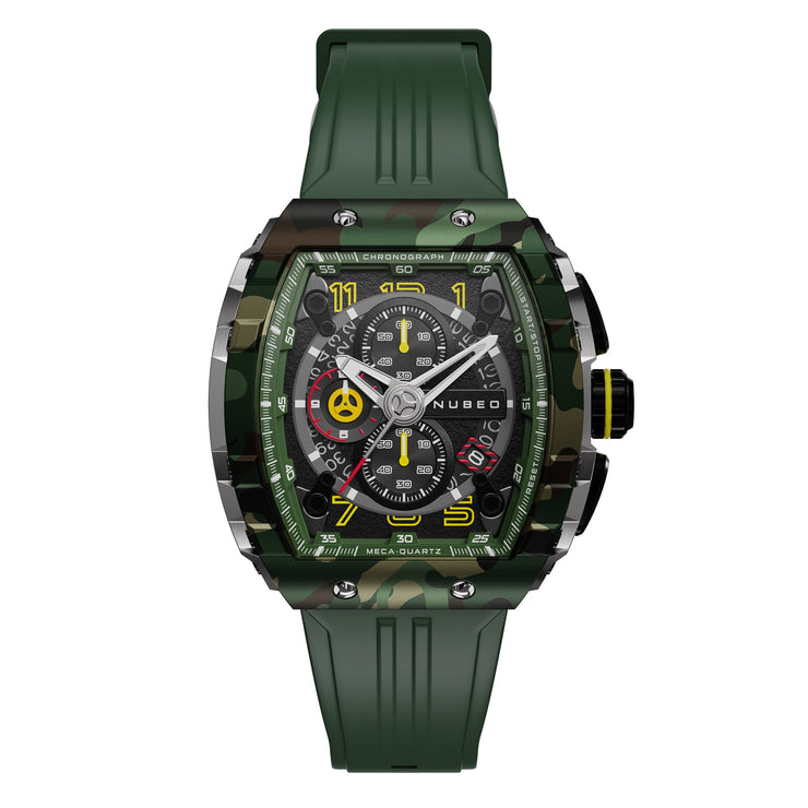 Nubeo Magellan Chronograph Green Camo Limited Edition