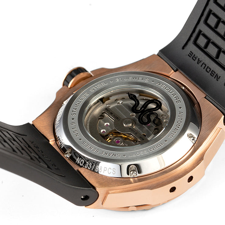 Nsquare Snake Special Automatic Rose Gold Rainbow Limited Edition